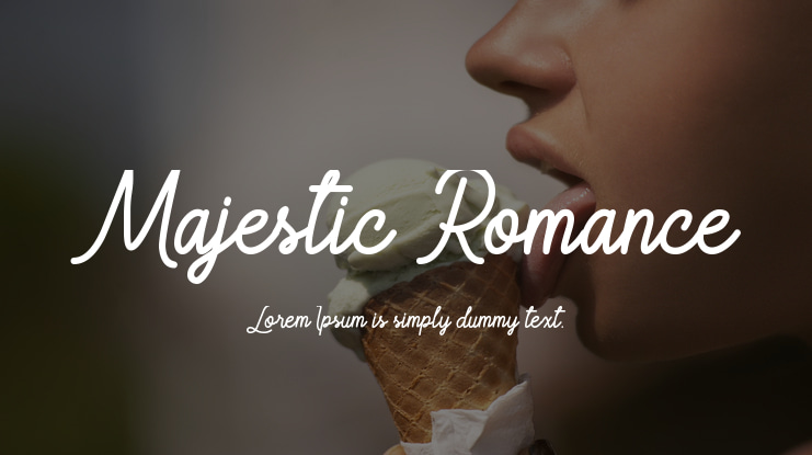 Majestic Romance Font