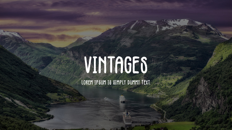 Vintages Font