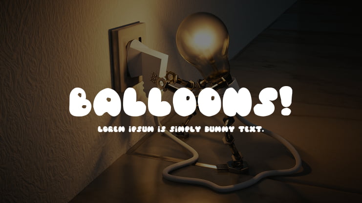Balloons! Font Family