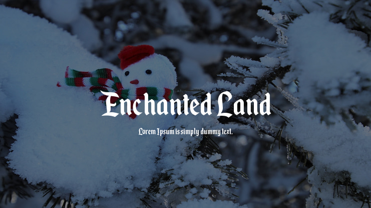 Enchanted Land Font