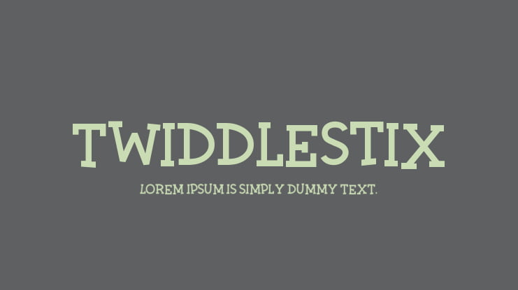 Twiddlestix Font