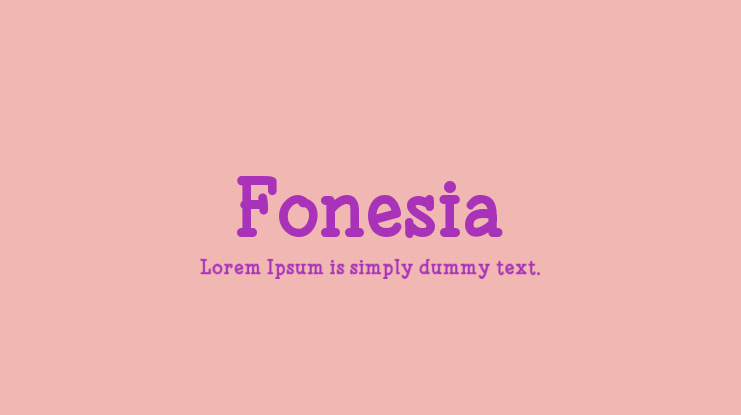 Fonesia Font Family