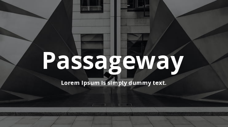 Passageway Font Family