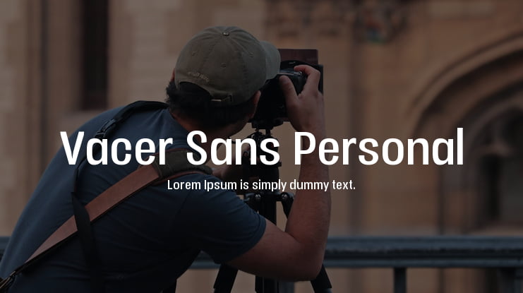 Vacer Sans Personal Font Family