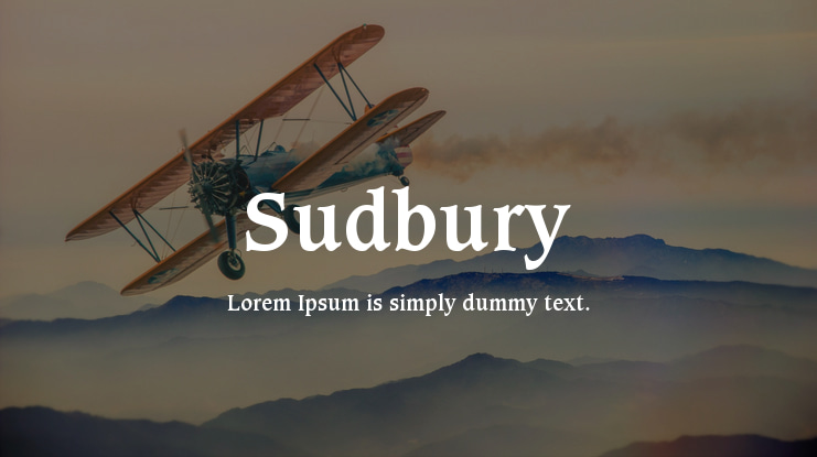 Sudbury Font Family