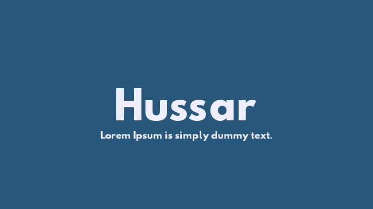 Hussar Font
