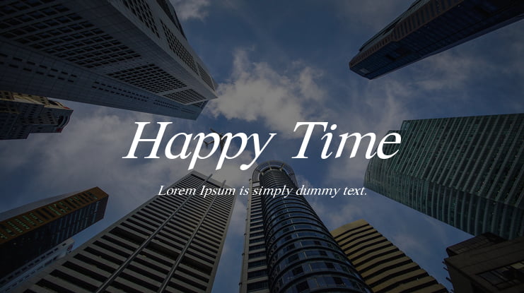 Happy Time Font Family