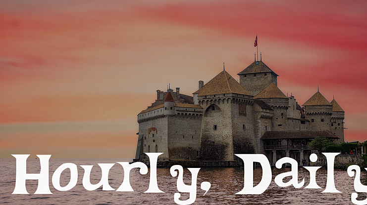 Hourly, Daily Font