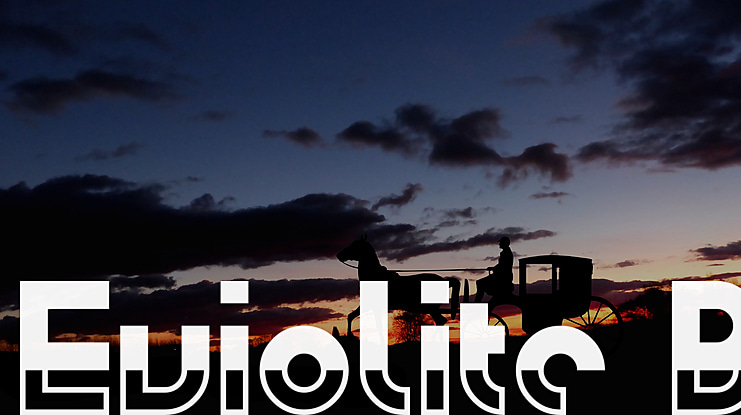 Eviolite B Font Family