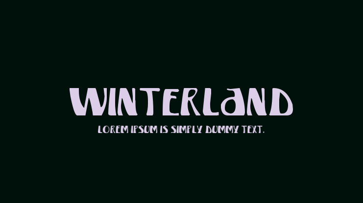 Winterland Font