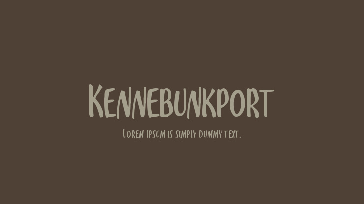 Kennebunkport Font Family