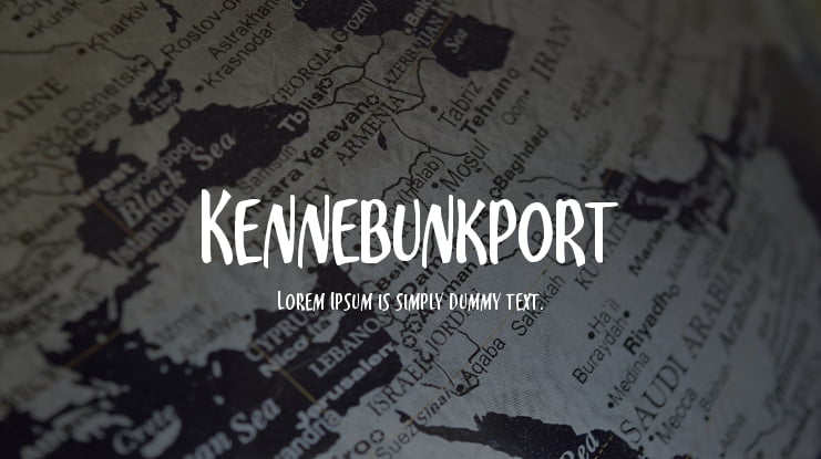 Kennebunkport Font Family