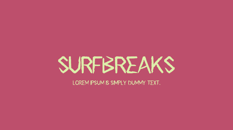 Surfbreaks Font