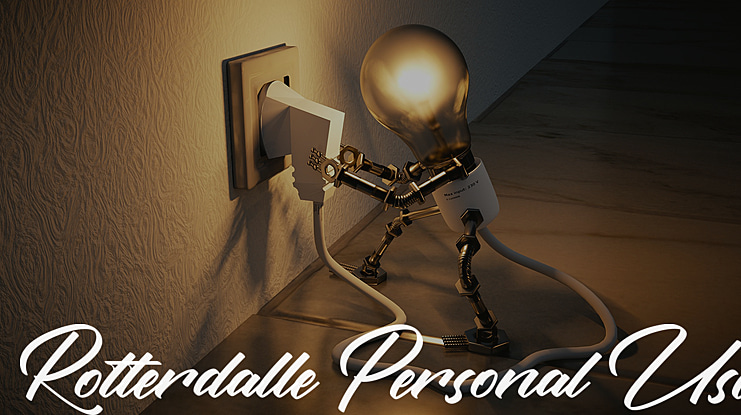 Rotterdalle Personal Use Font