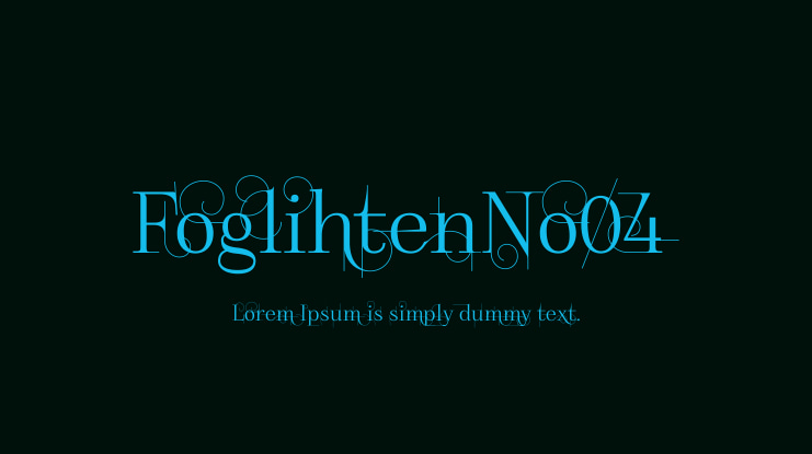 FoglihtenNo04 Font