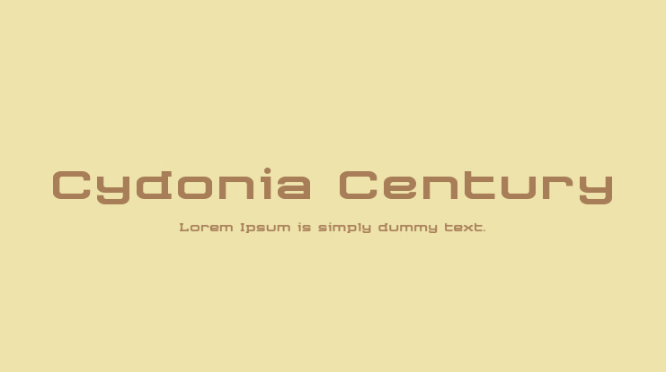Cydonia Century Font Family