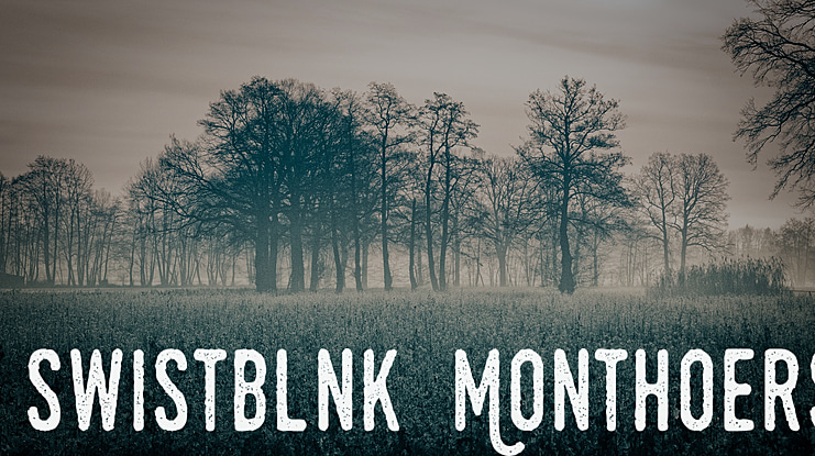 Swistblnk Monthoers Font