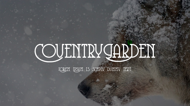 CoventryGarden Font Family