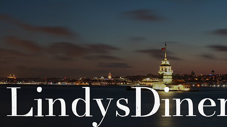 LindysDiner Font