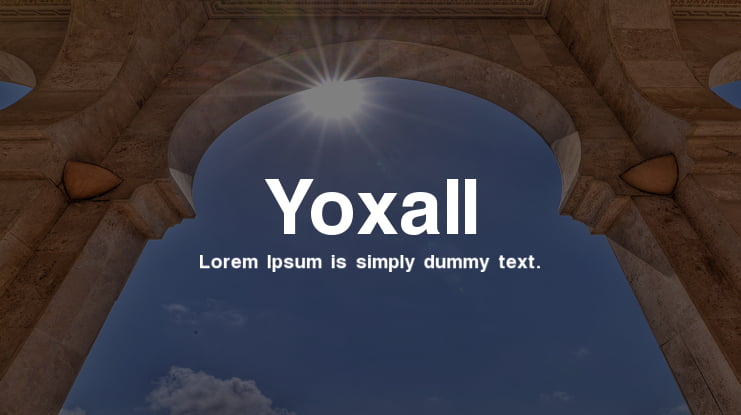 Yoxall Font Family