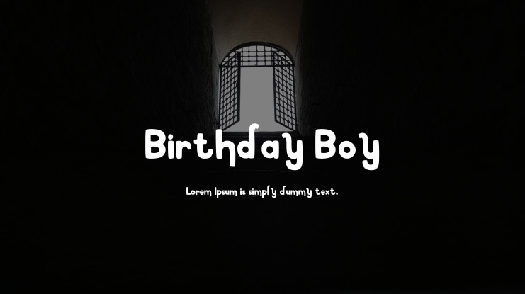 Birthday Boy Font