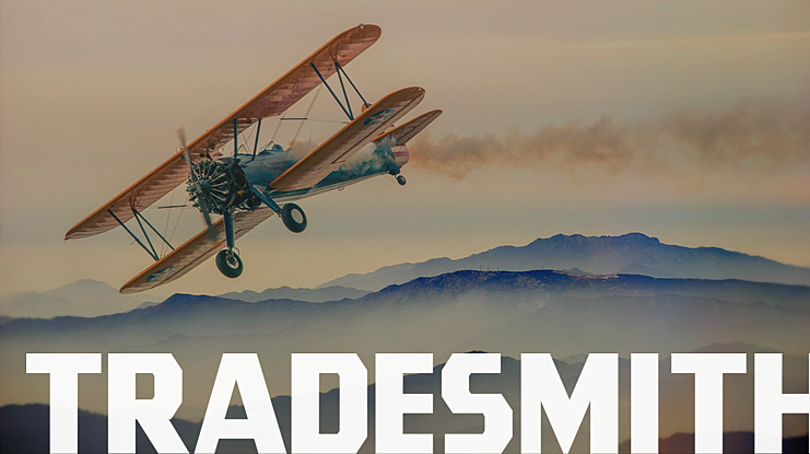 Tradesmith Font Family