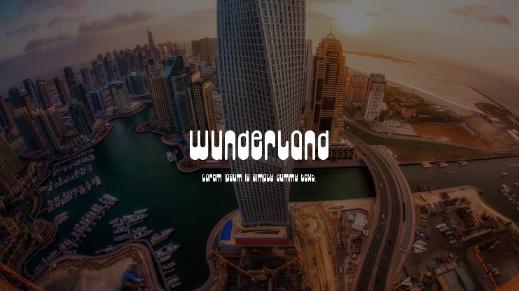 Wunderland Font