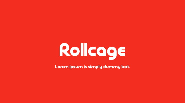 Rollcage Font