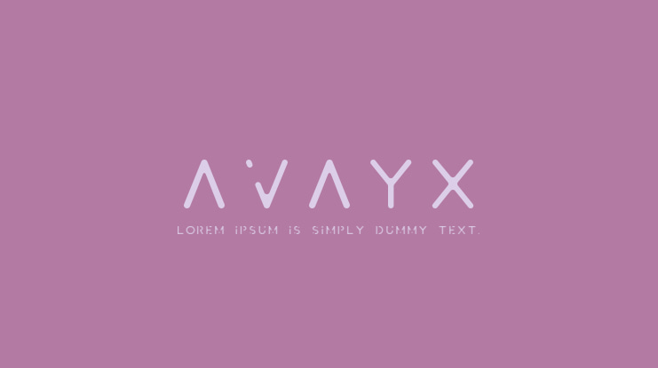 Avayx Font