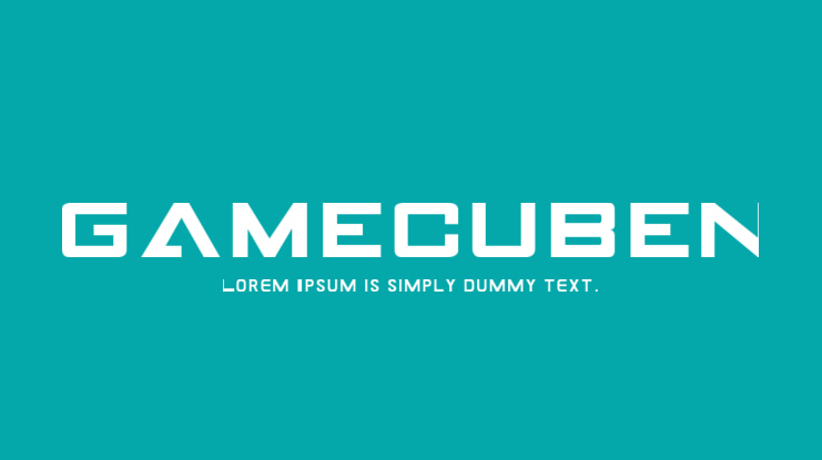 GAMECUBEN Font