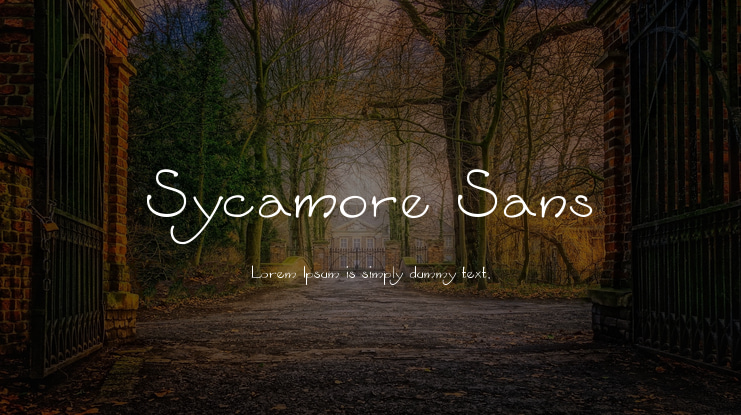 Sycamore Sans Font