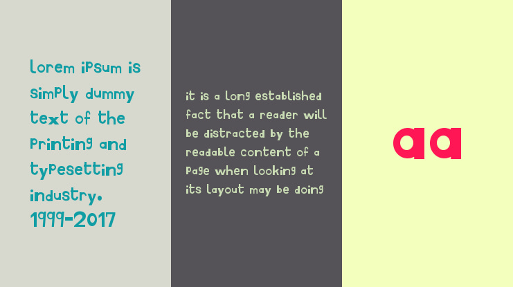 Hussar Niebieski Font