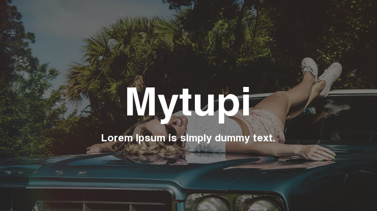 Mytupi Font Family