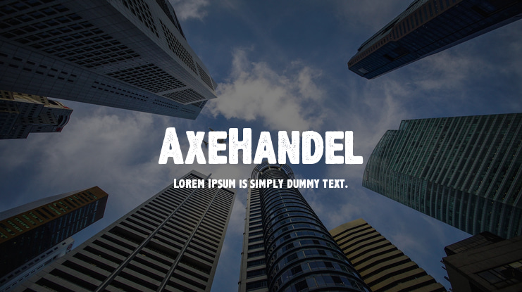 AxeHandel Font