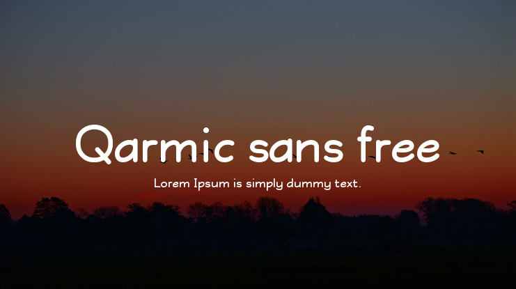 Qarmic sans free Font