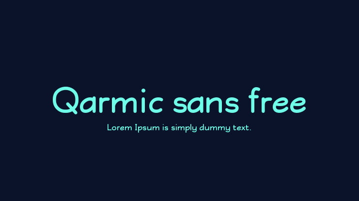 Qarmic sans free Font