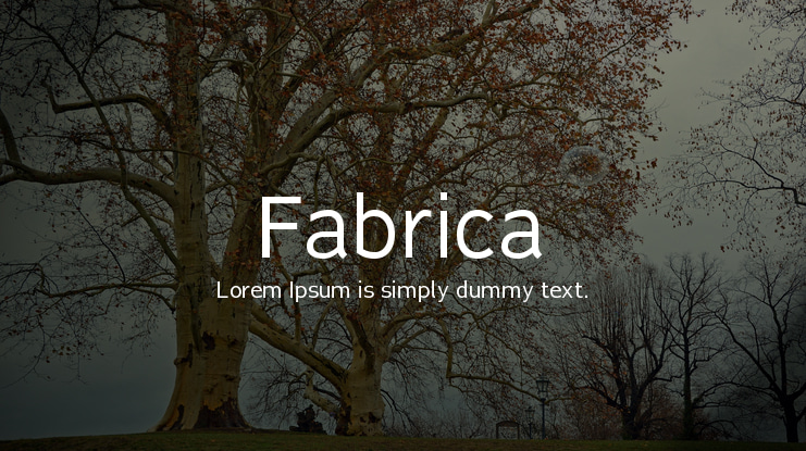 Fabrica Font