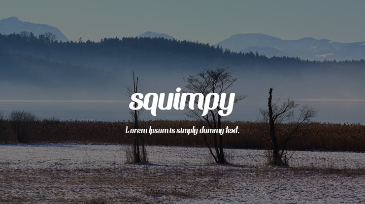 squimpy Font