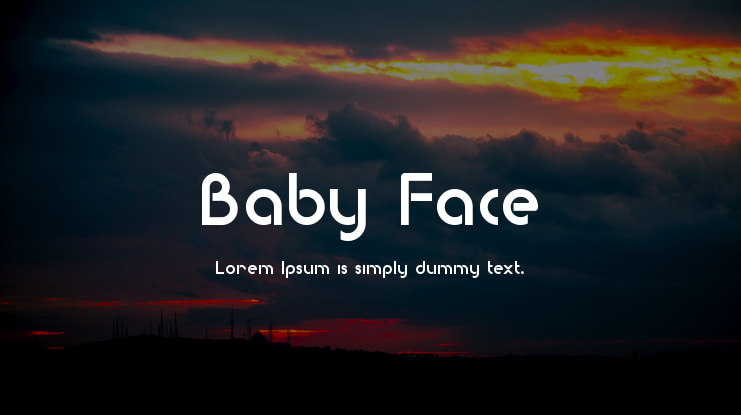 Baby Face Font