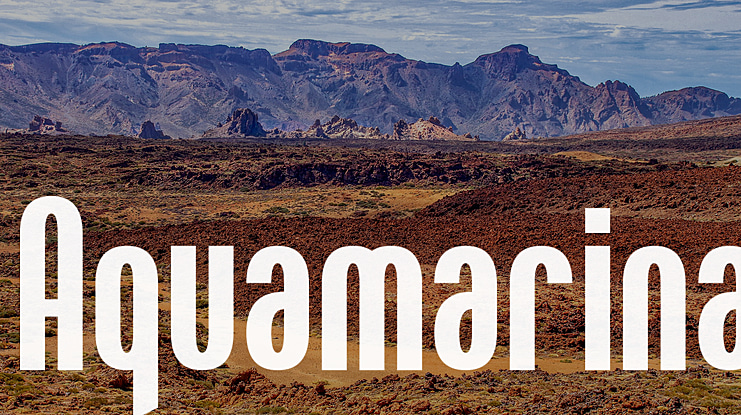 Aquamarina Font