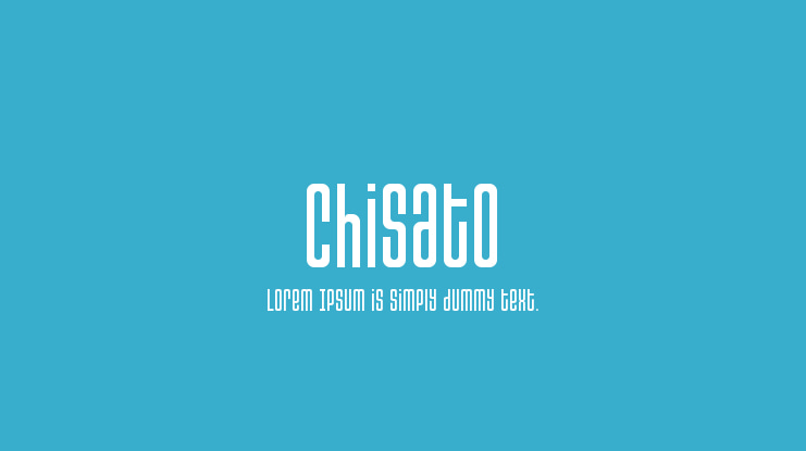 Chisato Font
