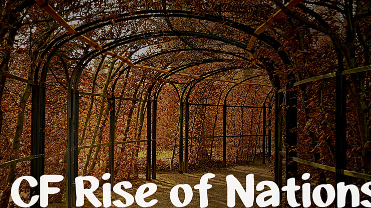 CF Rise of Nations Font : Download Free for Desktop & Webfont