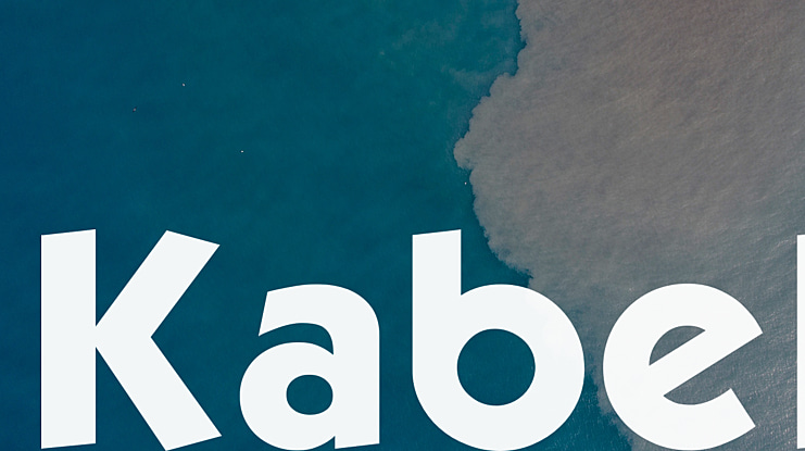 Kabel Font