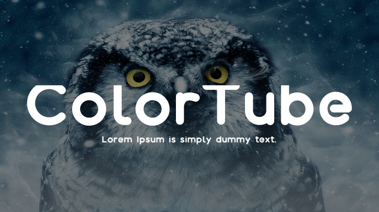 ColorTube Font