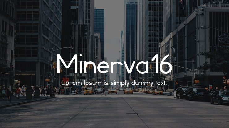 Minerva16 Font