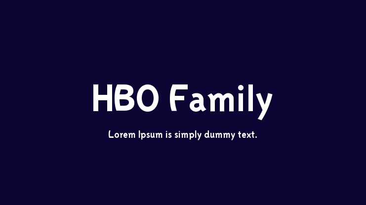 HBO Family Font