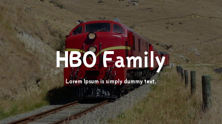 HBO Family Font