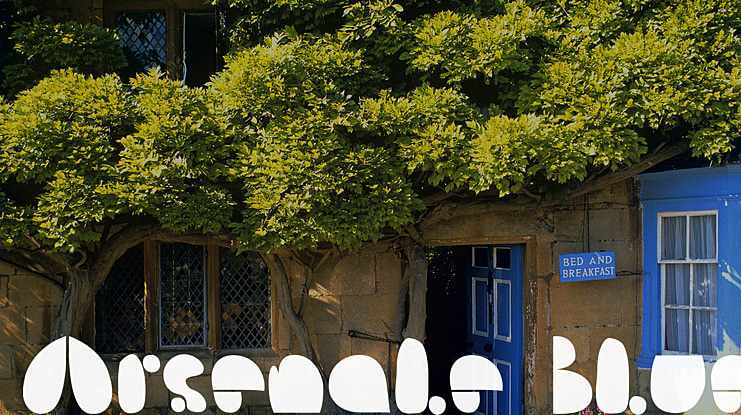 Arsenale Blue Font