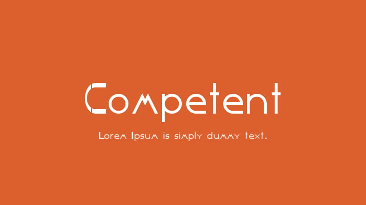 Competent Font