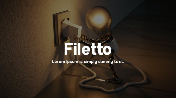 Filetto Font Family